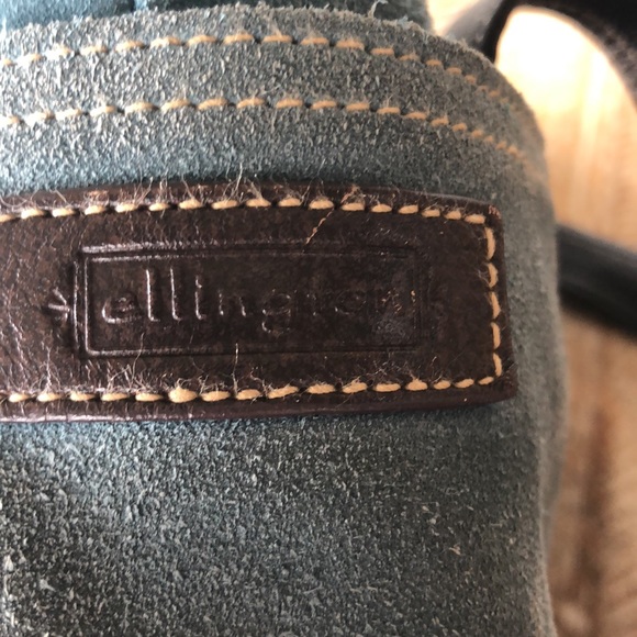 Ellington suede leather laptop shoulder bag - Picture 13 of 13